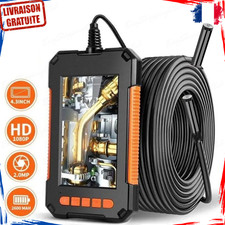 Caméra Endoscopique Industrielle 5m avec Écran IPS HD 1080P 4,3"et 8 LED