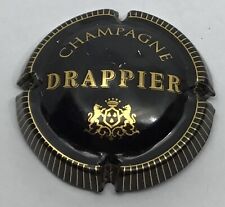 DRAPPIER - N° 07 - CAPSULE DE CHAMPAGNE - DRAPPIER AU CENTRE - NOIR ET OR, STRIÉ