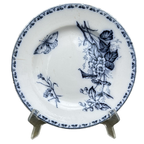 Assiette sur piédouche plat - sur,