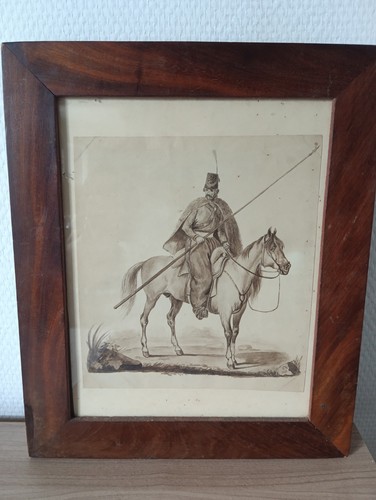 Tableau fusain soldat - tableau,