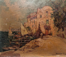Tableau ancien Merio AMEGLIO