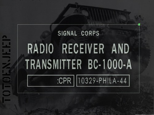 Plate plaque radio ww2 - plate, us