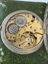 FONCTIONNEL Montre Gousset CHRONOMÈTRE SUISSE RÉPARATION Pocket WatchSwitzerland