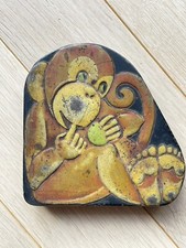 Boite Pierrot Gourmand ancienne en tôle lithographiée - Singe