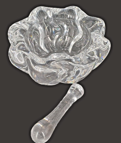 Cendrier mortier cristal - en,