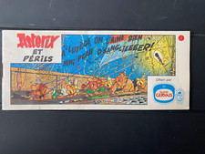 ANCIEN VINTAGE MINI BANDE DESSINÉE ASTÉRIX ET OBELIX GLACE GERVAIS LIVRE N°7 EO