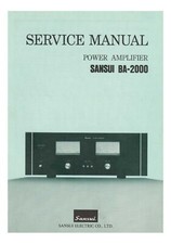 Manuel De Service Pour SANSUI