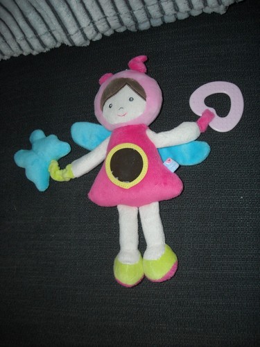 Doudou poupée fée - fée, vert