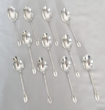 DIXI 11 cuillères à moka modèle grain de café longueur 10.3 cm