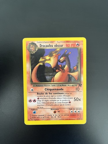 Carte pokémon dracaufeu - carte,