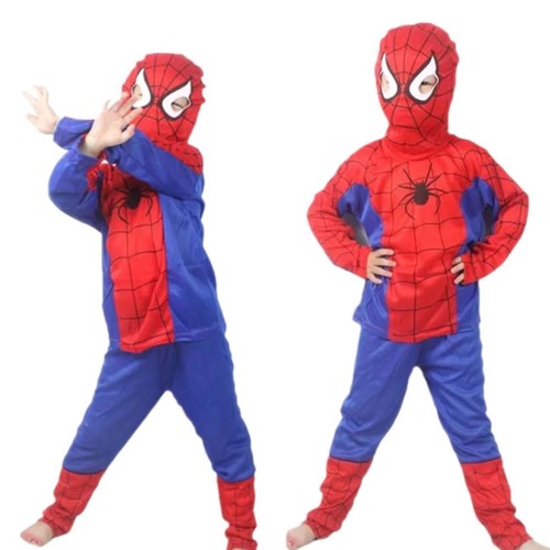 Déguisement spiderman bleu - , et