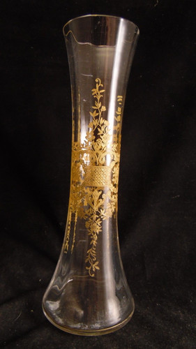 Vase cristal dorure - vase, en