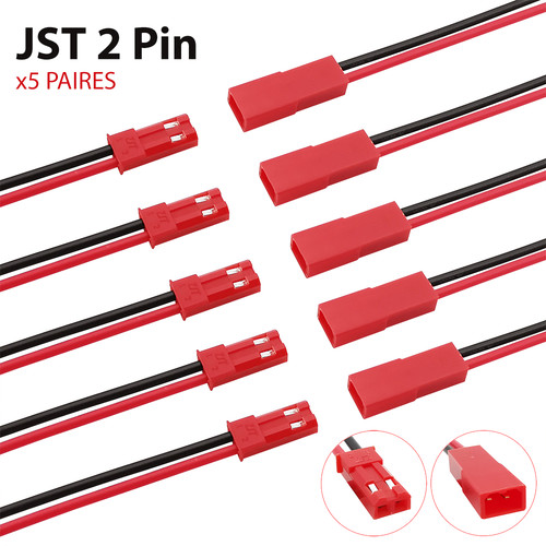Connecteur jst 2 - paires),