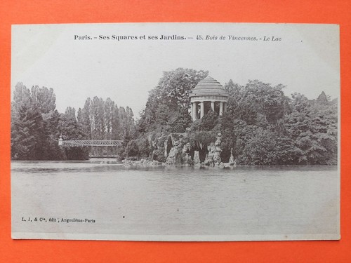 Cpa paris bois de - cpa, 75