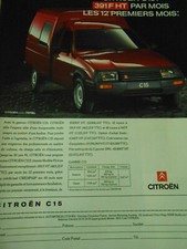Une page Publicité 1991
