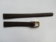 Bracelet femme montre PULSAR S48LC Bordeaux Foncé - Cuir Véritable  10 mm - NEUF