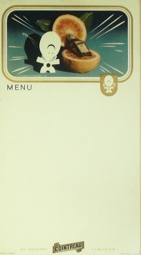 Menu vierge publicité - menu,