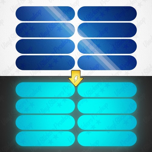 Stickers sticker cm bleu - cm,