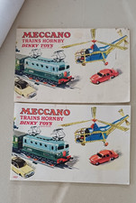 2 Anciens catalogues 1957 MECCANO HORNBY DINKY TOYS