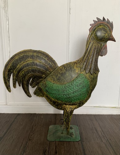 Grand coq ancien tôle de - coq,