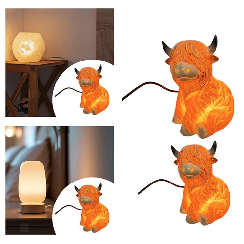 Lampe vache artisanale - , en