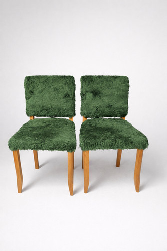 Paire chaises vintage en - chaises,