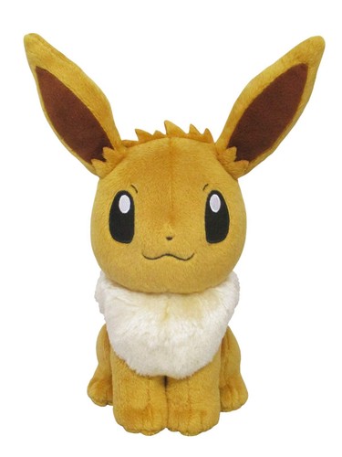 Peluche officielle evoli - peluche,