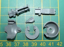 Warhammer 40K Empire T'AU 6 pièces Tourelle avant et armes Pirahna Tau