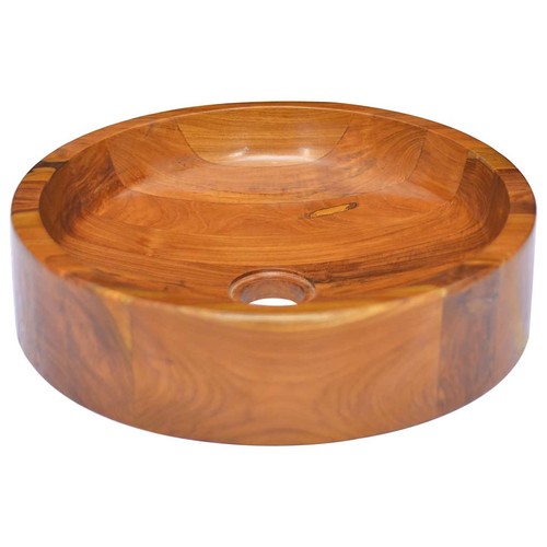 Bois teck massif lavabo - bois,