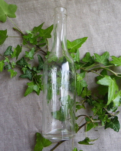Bouteille ancienne verre - bouteille, en