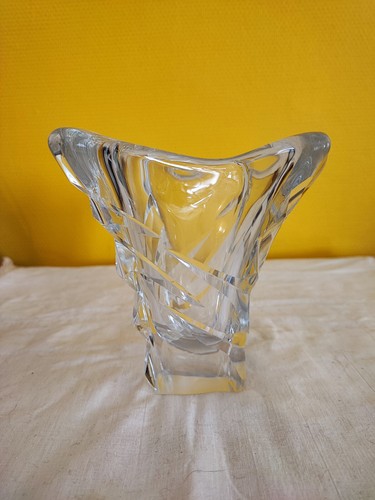 Vase daum ancien transparent - daum,