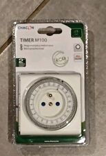 Chacon 54000 Mechanische Zeitschaltuhr quadratisch mit Timer funktion