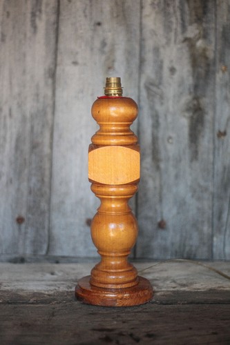 Lampe bois pied - pied,