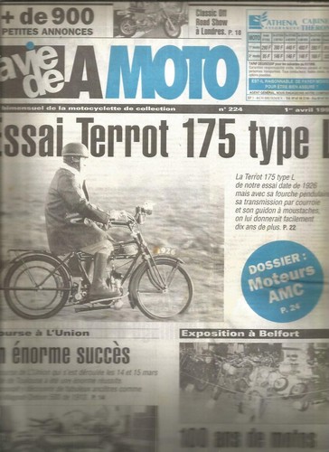 Vie moto n 224 ref - n°224,