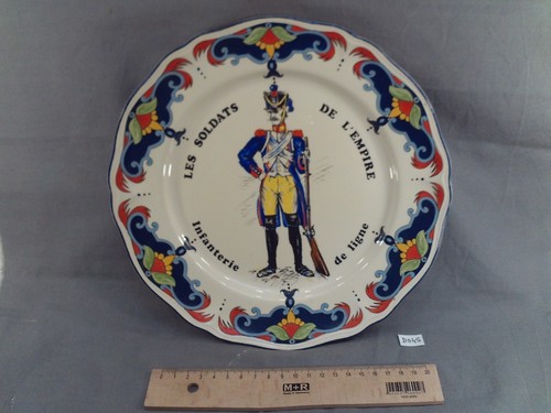 Assiette faïence moulin - faïence,