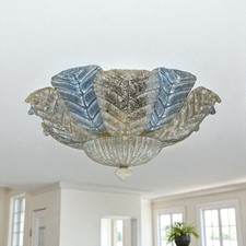 plafonnier encastré en verre