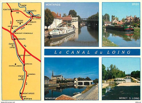 Carte postale loiret - carte,