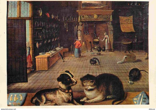 Carte postale art - -, peinture