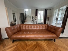 canapé 3 Places ROCHE BOBOIS en Cuir Modèle « Profile »