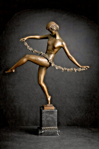 French art deco dancer - french,