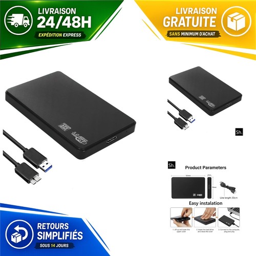 Boîtier disque dur sata - disque,