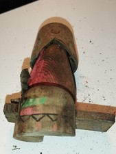 Figurine bonhomme bois peint