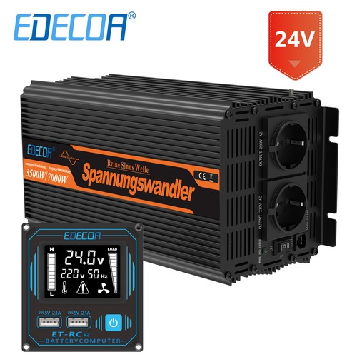 Edecoa convertisseur 24v 220v - convertisseur,