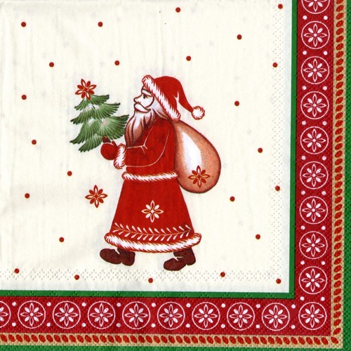 Serviettes papier noel - serviettes,
