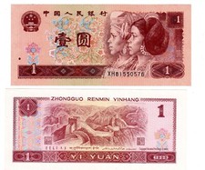 Chine CHINA Billet 1 YUAN 1996