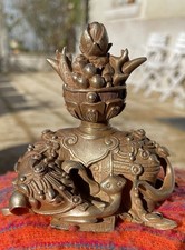 Statuette Ganesh en Bronze Doré