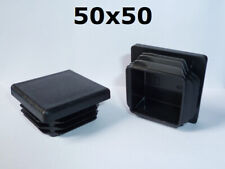 50x50 NOIR bouchon embout capuchon pour tube carré
