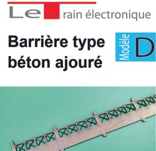 Barrières Décor trains HO