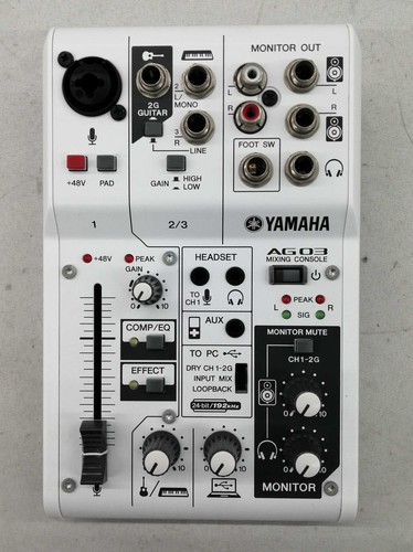 Yamaha ag03 usb mixer audio - mixer,