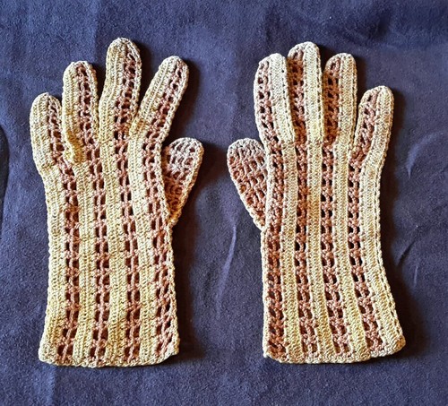 Ancienne paire gants - paire,